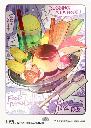 Food Token (2013) (Rainbow Foil) (SLD-2013)  Foil - Secret Lair Drop Series