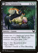 Pest Summoning (STX-211)  Foil - Strixhaven: School of Mages: (lesson)