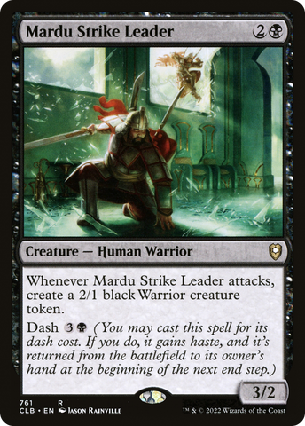 Mardu Strike Leader (CLB-761)  - Commander Legends: Battle for Baldur's Gate