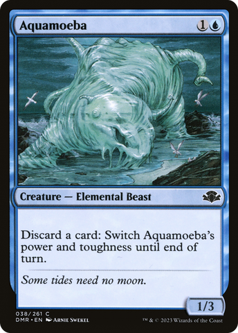 Aquamoeba (DMR-038)  Foil - Dominaria Remastered