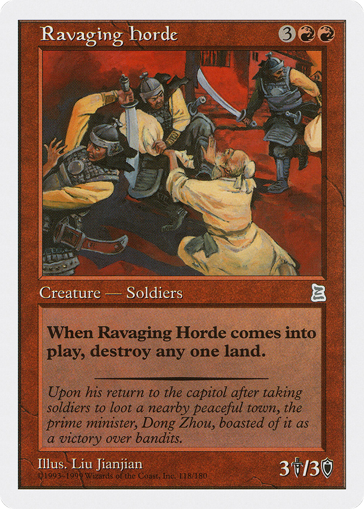 Ravaging Horde (PTK-118)  - Portal Three Kingdoms