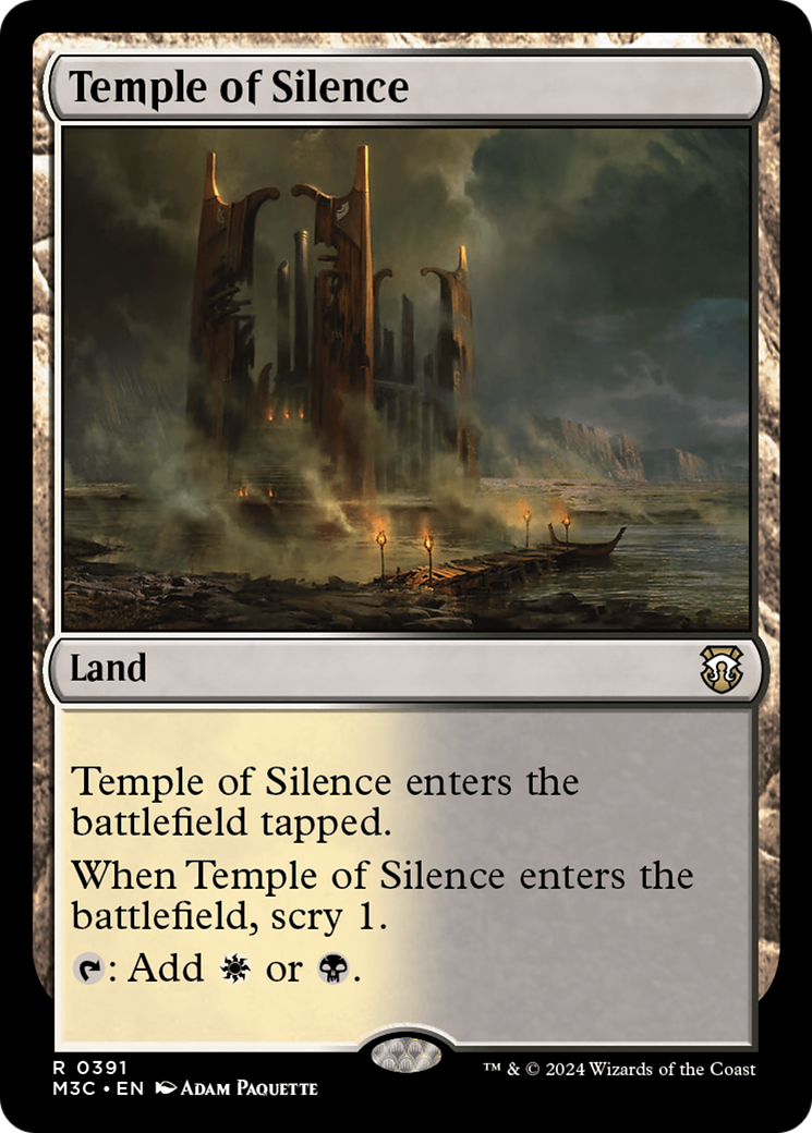 Temple of Silence (M3C-391)  - Modern Horizons 3 Commander