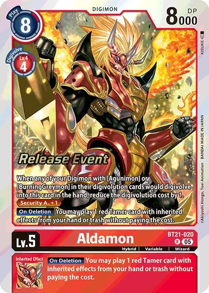 Aldamon [BT21-020] [World Convergence Release Event Cards]