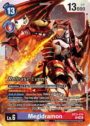 Megidramon [BT21-079] [World Convergence Release Event Cards]