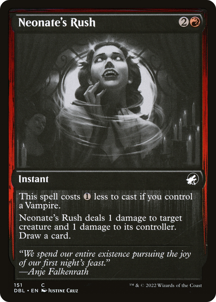 Neonate's Rush (DBL-151)  Foil - Innistrad: Double Feature