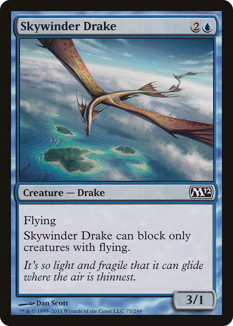 Skywinder Drake (M12-075)  - Magic 2012