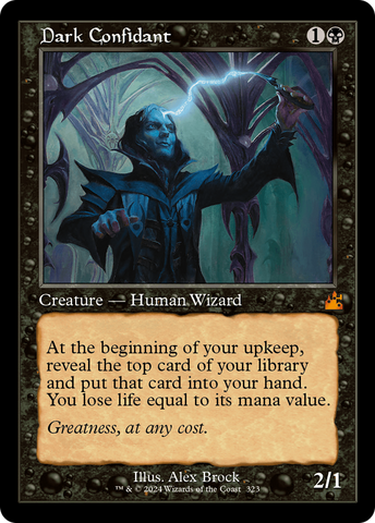 Dark Confidant (Retro Frame) (RVR-323)  - Ravnica Remastered