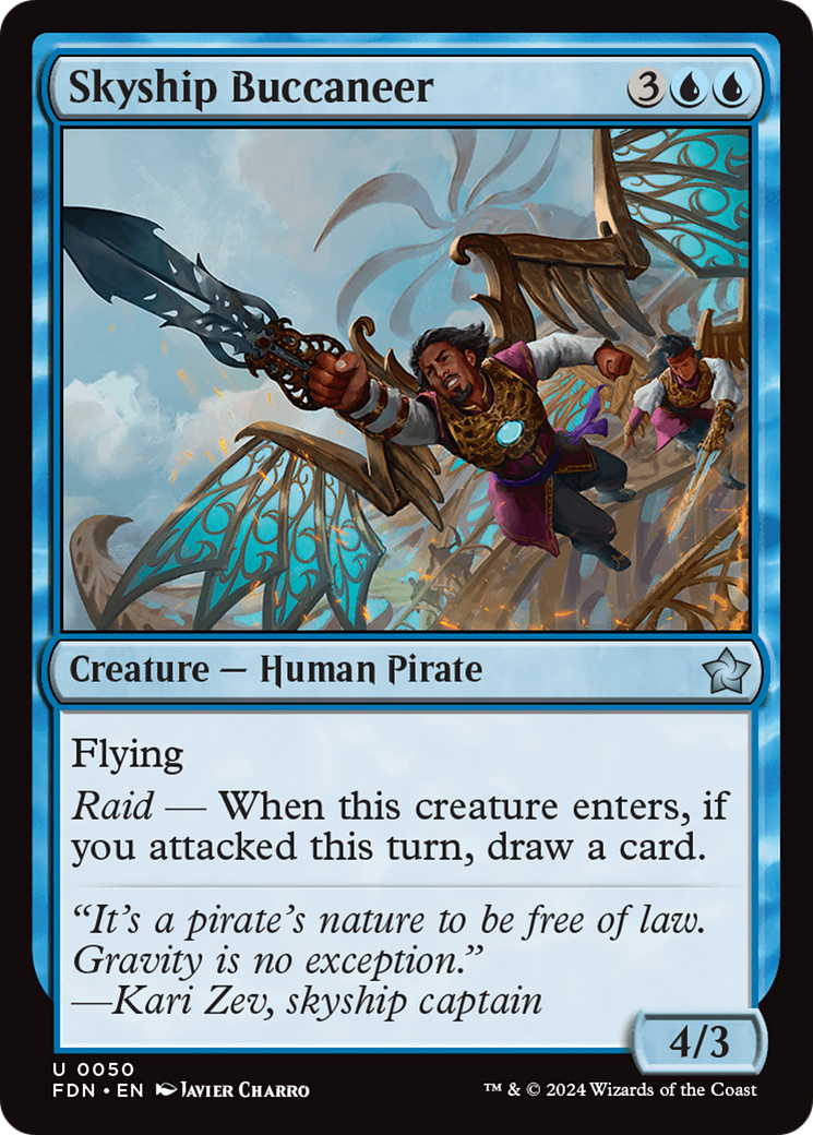Skyship Buccaneer (FDN-050)  Foil - Foundations