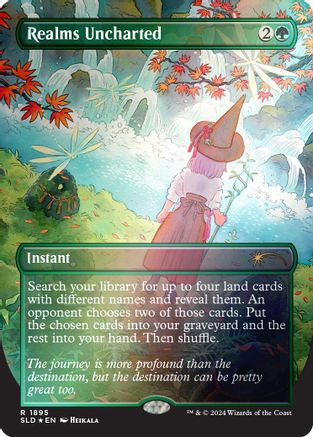 Realms Uncharted (Rainbow Foil) (SLD-1895)  Foil - Secret Lair Drop Series