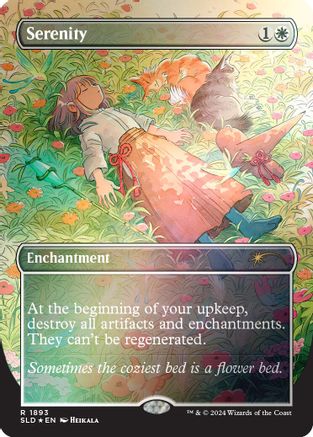 Serenity (Rainbow Foil) (SLD-1893)  Foil - Secret Lair Drop Series