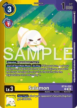 Salamon (BT16-030) - Limited Card Pack -Billion Bullet- Foil