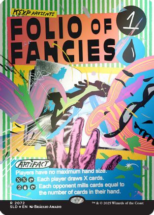 Folio of Fancies (Rainbow Foil) (SLD-2072) - Secret Lair Drop Series Foil