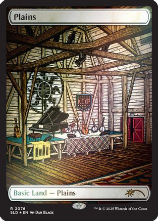 Plains (2076) (Rainbow Foil) (SLD-2076) - Secret Lair Drop Series Foil