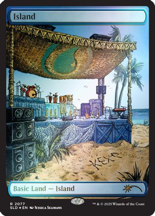 Island (2077) (Rainbow Foil) (SLD-2077) - Secret Lair Drop Series Foil