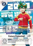 Future Potential! (Digimon Animation Series 25th Anniversary Set) (P-156) - Digimon Promotion Cards Foil