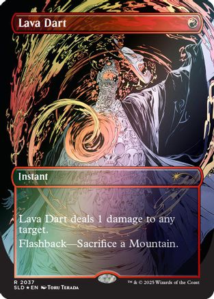 Lava Dart (Rainbow Foil) (SLD-2037)  Foil - Secret Lair Drop Series