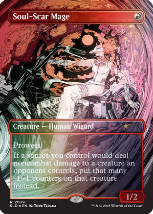 Soul-Scar Mage (2039) (Rainbow Foil) (SLD-2039)  Foil - Secret Lair Drop Series