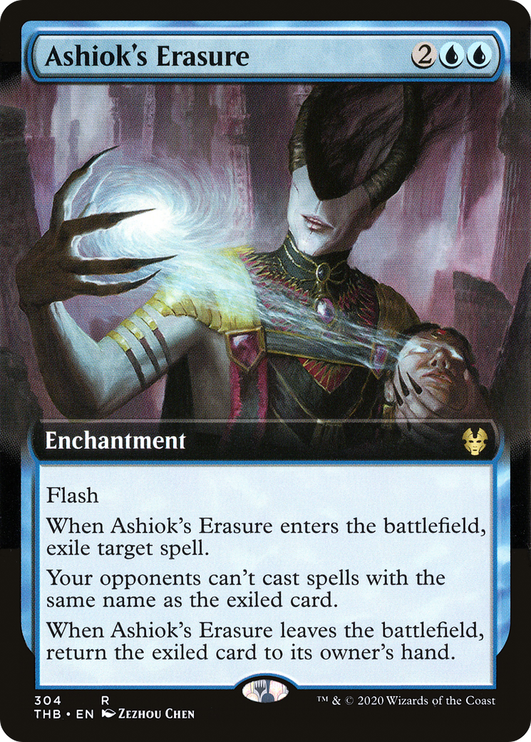 Ashiok's Erasure (Extended Art) (THB-304)  Foil - Theros Beyond Death