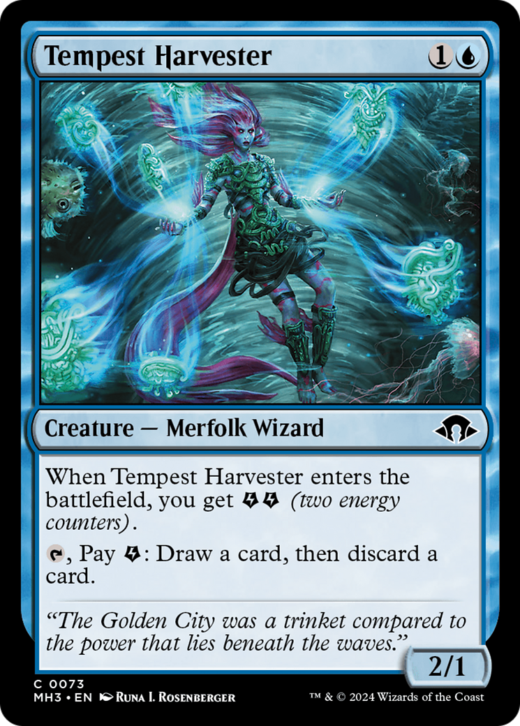Tempest Harvester (MH3-073)  Foil - Modern Horizons 3