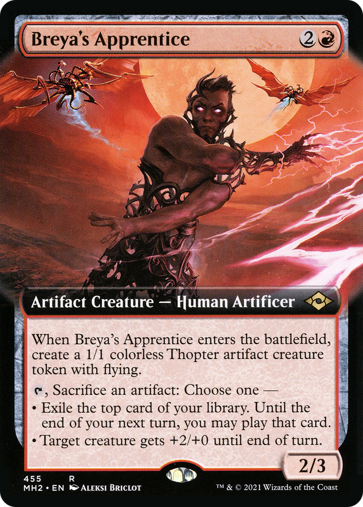 Breya's Apprentice (Extended Art) (MH2-455)  Foil - Modern Horizons 2: (Extended Art)