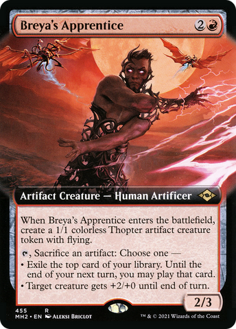 Breya's Apprentice (Extended Art) (MH2-455) - Modern Horizons 2: (Extended Art) Foil