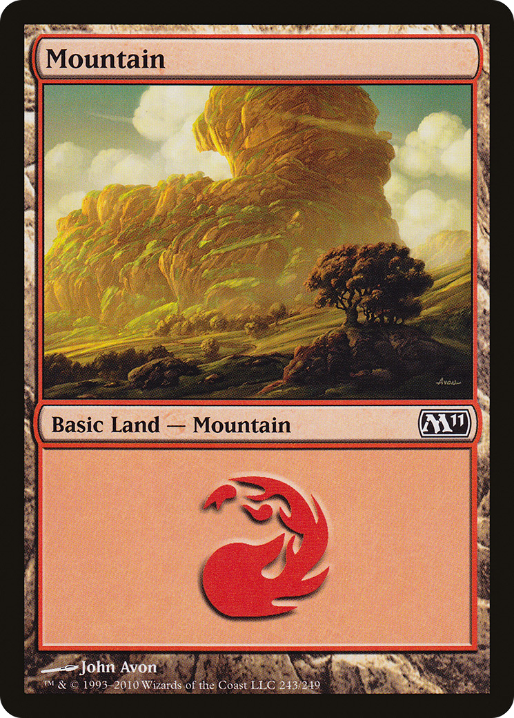 Mountain (243) (M11-243)  Foil - Magic 2011