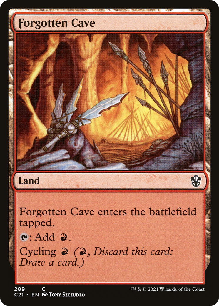 Forgotten Cave (C21-289)  - Commander 2021