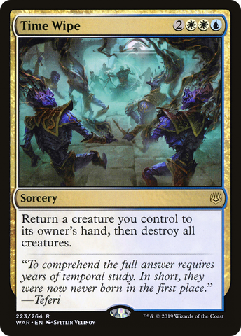Time Wipe (WAR-223)  Foil - War of the Spark