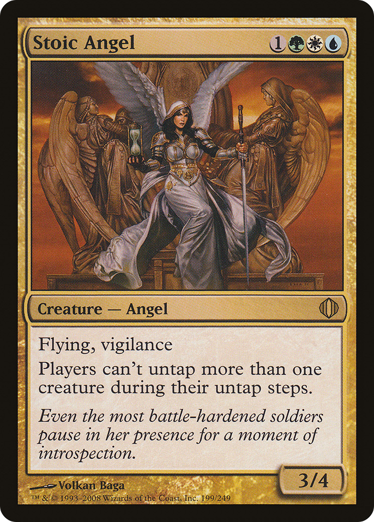 Stoic Angel (ALA-199)  Foil - Shards of Alara