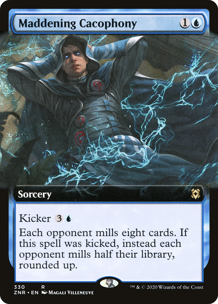 Maddening Cacophony (Extended Art) (ZNR-330)  - Zendikar Rising: (Extended Art)
