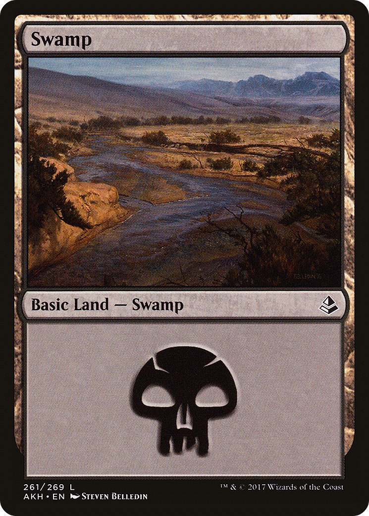 Swamp (261) (AKH-261)  Foil - Amonkhet