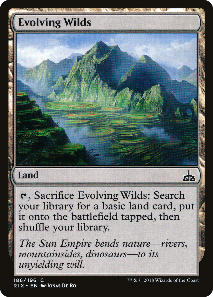Evolving Wilds (RIX-186)  - Rivals of Ixalan