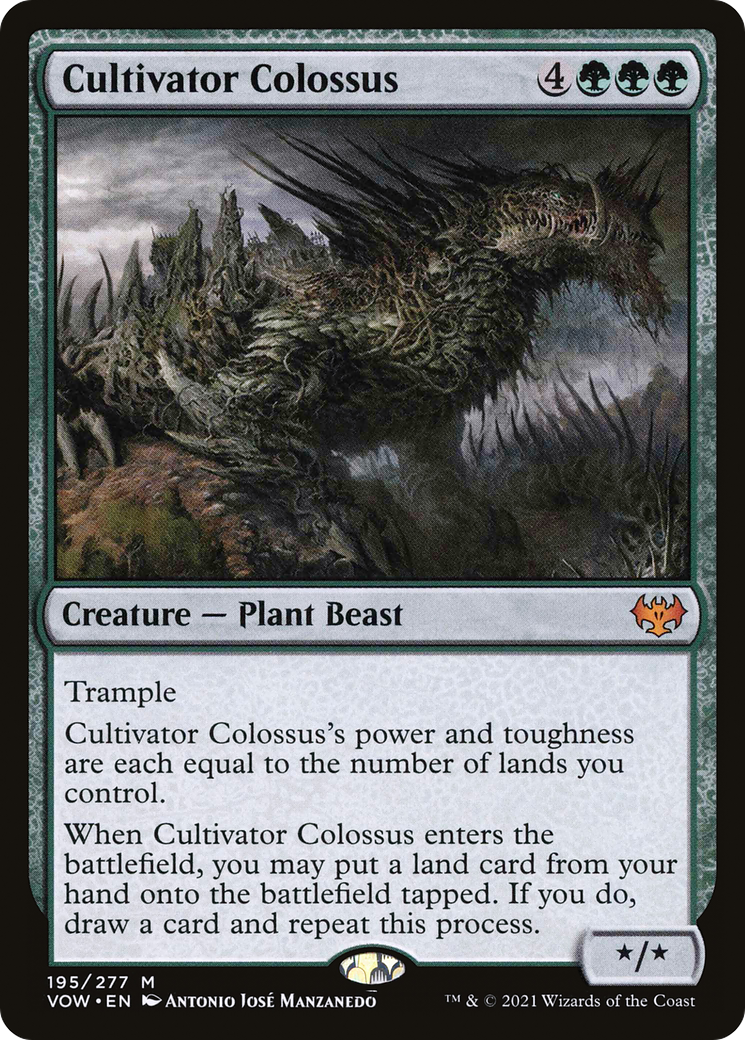 Cultivator Colossus (VOW-195)  Foil - Innistrad: Crimson Vow