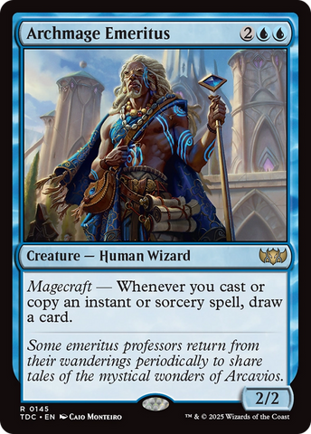 Archmage Emeritus (TDC-145)  - Commander: Tarkir: Dragonstorm