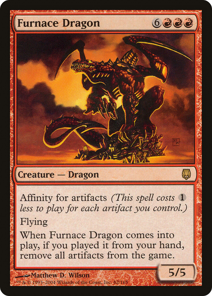 Furnace Dragon (DST-062)  Foil - Darksteel