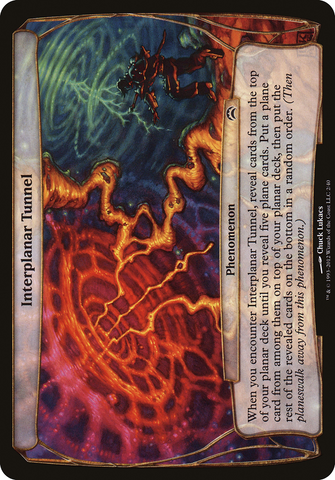 Interplanar Tunnel (Planechase 2012) (OVER-002)  - Planechase 2012 Planes