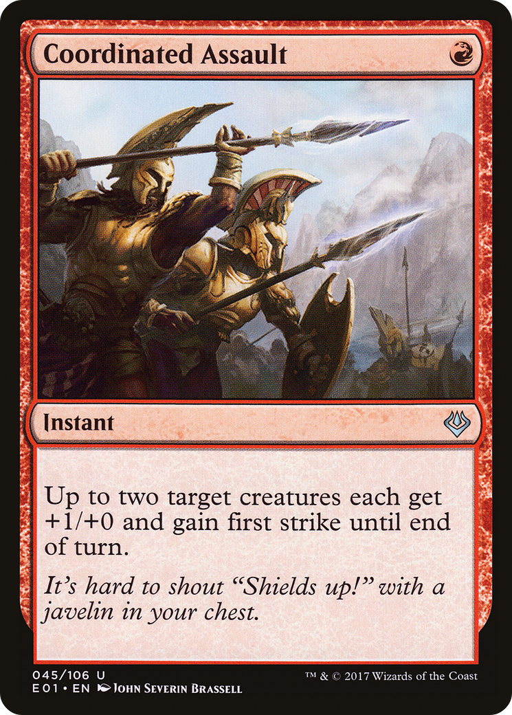 Coordinated Assault (AC2-045)  - Archenemy: Nicol Bolas