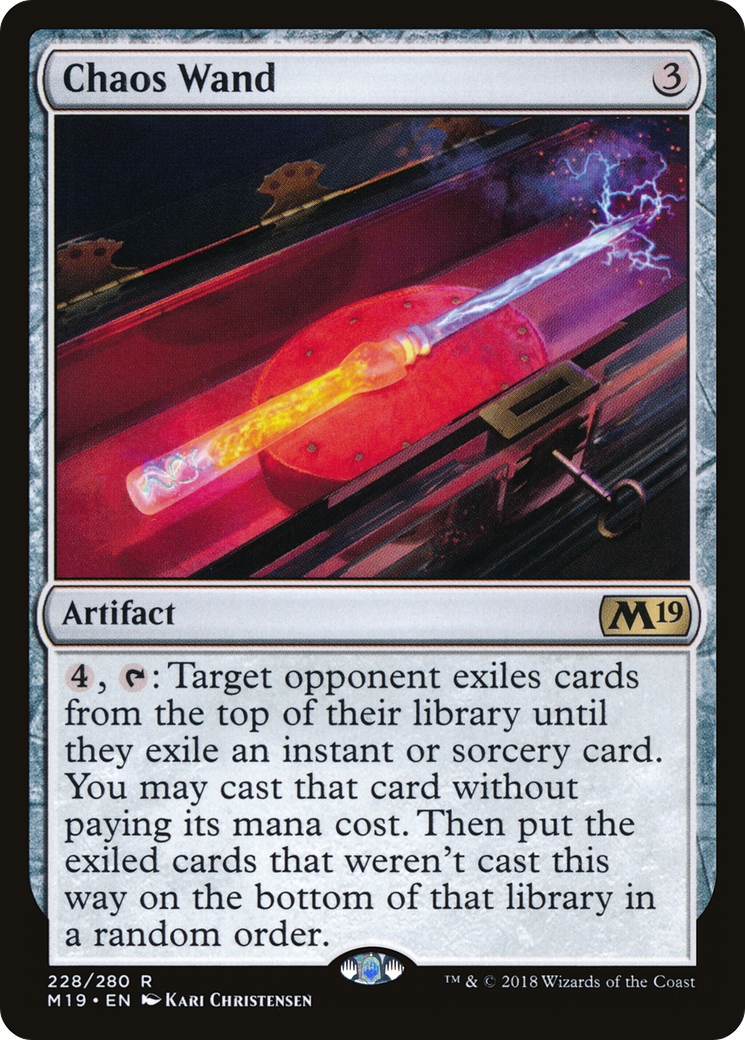 Chaos Wand (M19-228)  - Core Set 2019