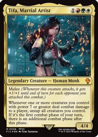 Tifa, Martial Artist (FIC-006)  Foil - Commander: FINAL FANTASY