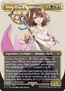 Yuna, Grand Summoner (Borderless) (FIC-208)  Foil - Commander: FINAL FANTASY
