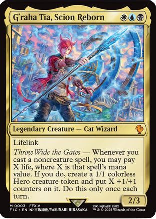 G'raha Tia, Scion Reborn (FIC-003)  - Commander: FINAL FANTASY