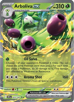 Arboliva ex 023/182 - Holofoil SV10 Destined Rivals