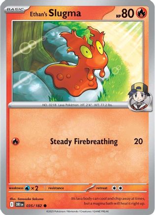 Ethan's Slugma 035/182  SV10 Destined Rivals