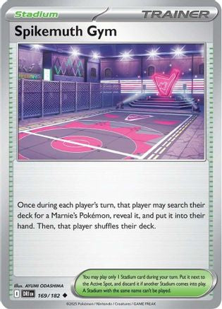 Spikemuth Gym 169 - Reverse Holofoil SV10 Destined Rivals
