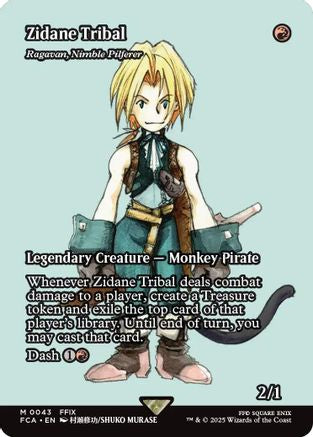 Zidane Tribal - Ragavan, Nimble Pilferer (Showcase) (FCA-043) - FINAL FANTASY: Through the Ages