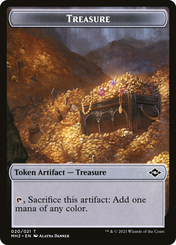 Treasure (020) Token (MH2-020) - Modern Horizons 2 Tokens Foil