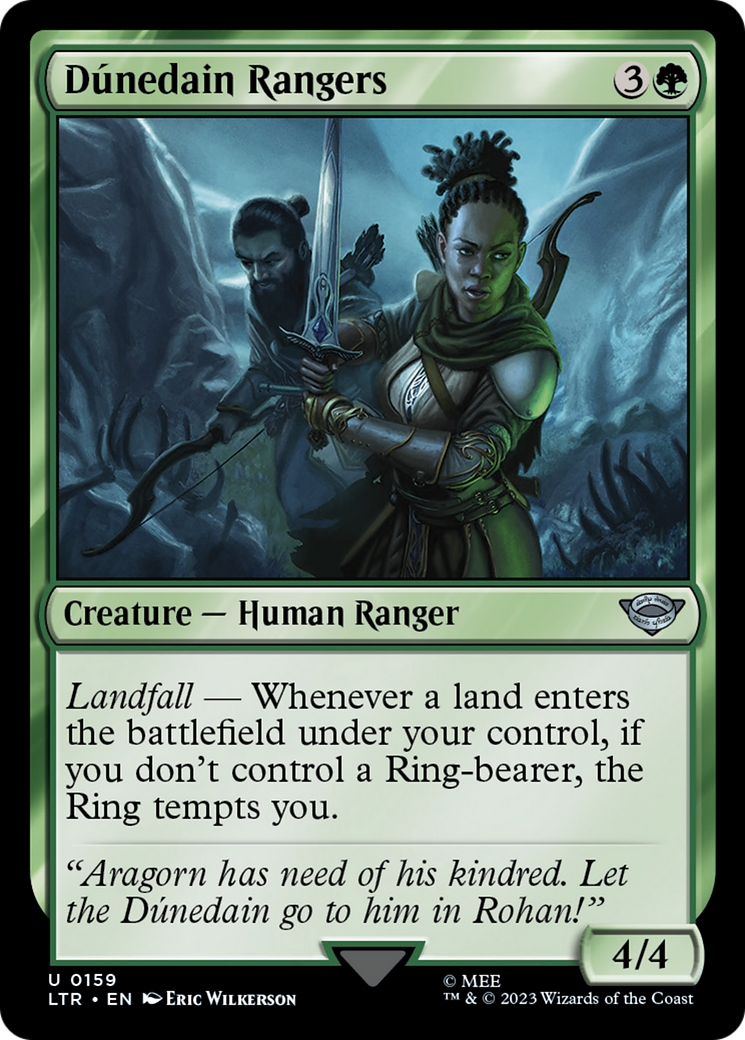 Dunedain Rangers (LTR-159)  Foil - The Lord of the Rings: Tales of Middle-earth