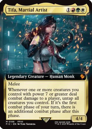 Tifa, Martial Artist (Extended Art) (FIC-188)  Foil - Commander: FINAL FANTASY