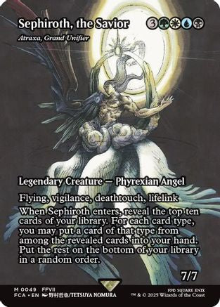 Sephiroth, the Savior - Atraxa, Grand Unifier (Showcase) (FCA-049)  - FINAL FANTASY: Through the Ages