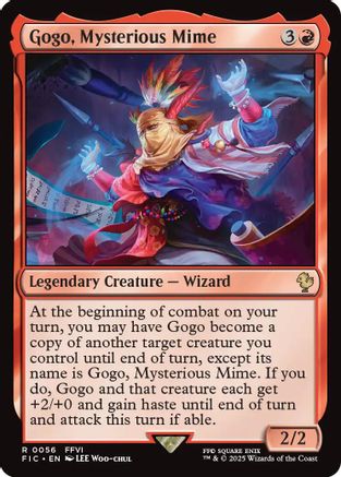 Gogo, Mysterious Mime (FIC-056)  - Commander: FINAL FANTASY